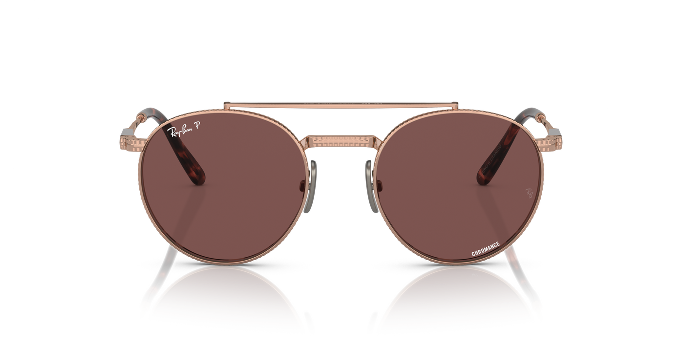 Gafas de Sol Ray-Ban Round Ii Titanium RB8237 3140AF 53 20 · vista 5