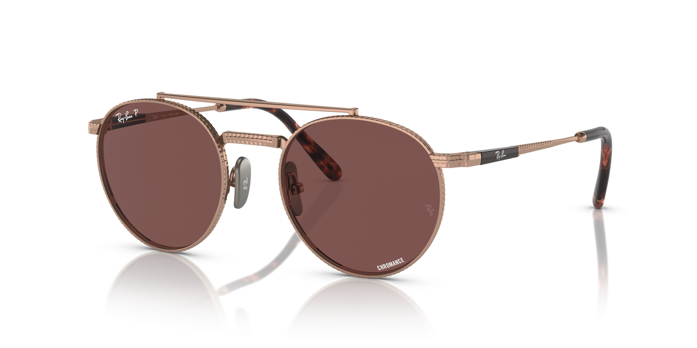 Gafas de Sol Ray-Ban Round Ii Titanium RB8237 3140AF 53 20 · vista 1