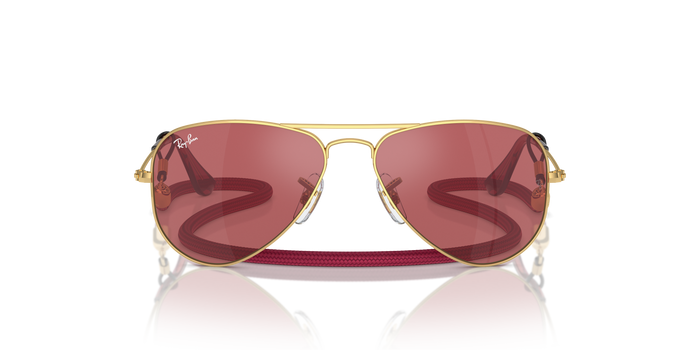 Ray-Ban RJ9506S 223/B5 52 14 儿童飞行员太阳镜 — 图片 2