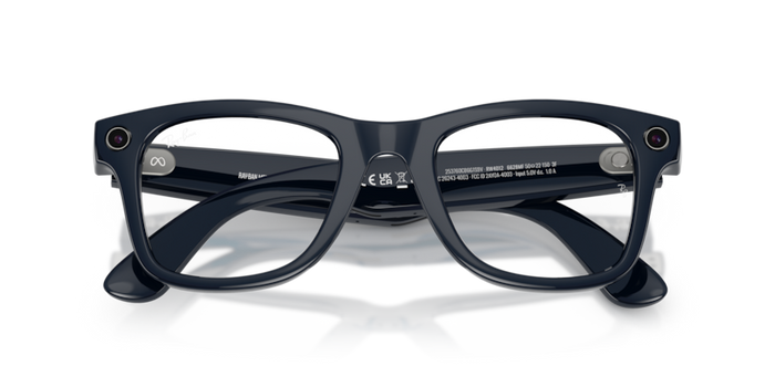 Sunglasses Ray-Ban Meta Wayfarer RB4012 6628MF 53 22 — vista 3