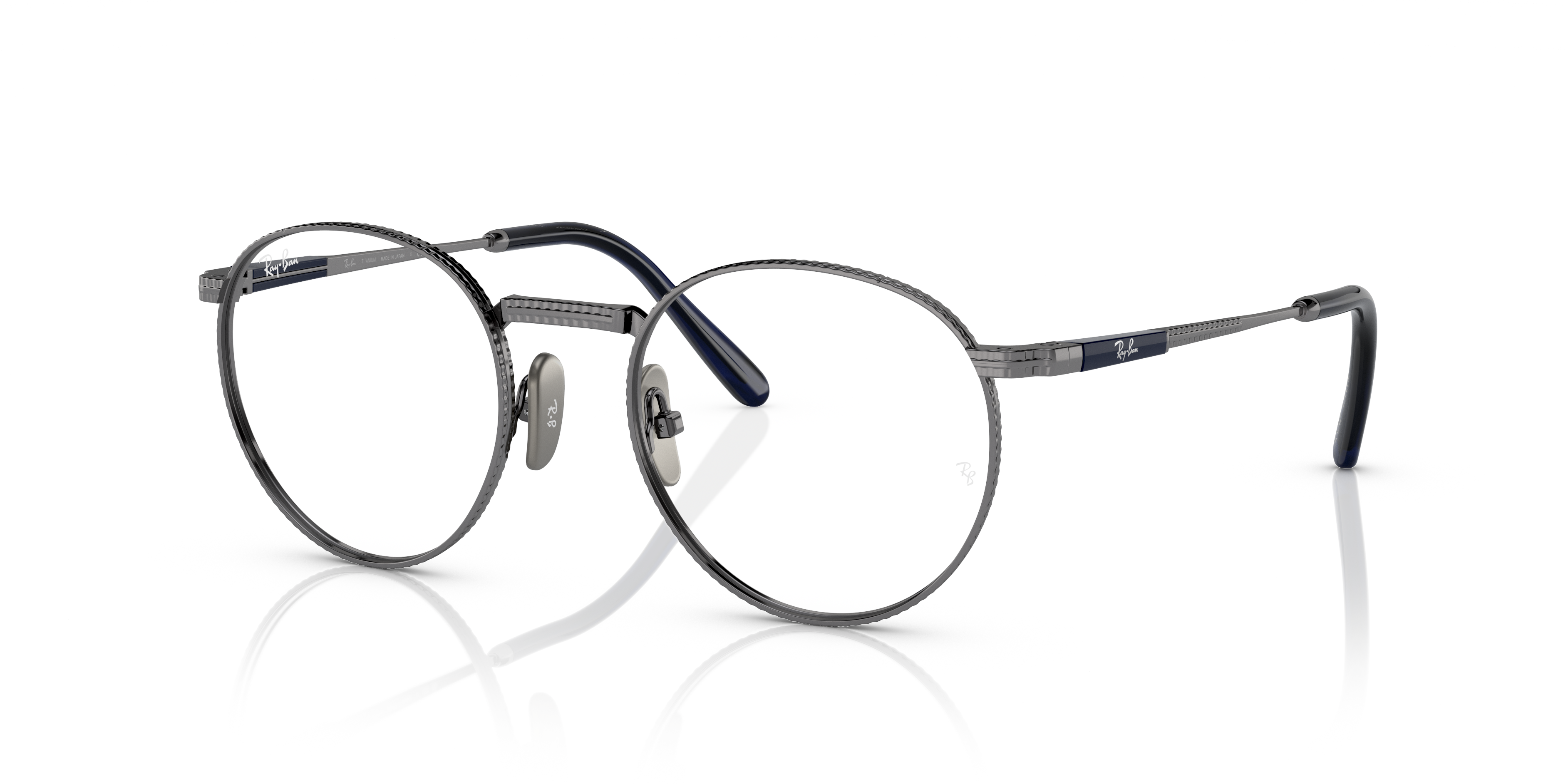 Eyeglasses Ray-Ban Round Titanium RX8237V 1238 50 20