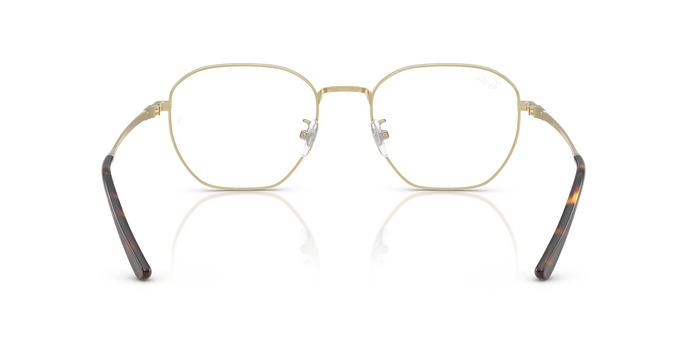 Ray-Ban RX8777D 1251 53 19 光学镜架 钛合金 金色 渐进多焦点镜片 — 图片 4