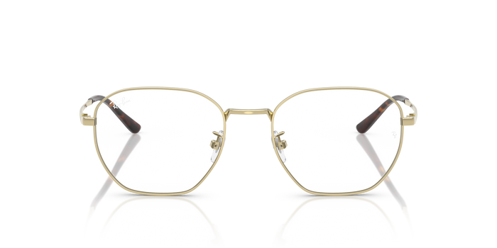 Ray-Ban RX8777D 1251 53 19 光学镜架 钛合金 金色 渐进多焦点镜片 — 图片 2