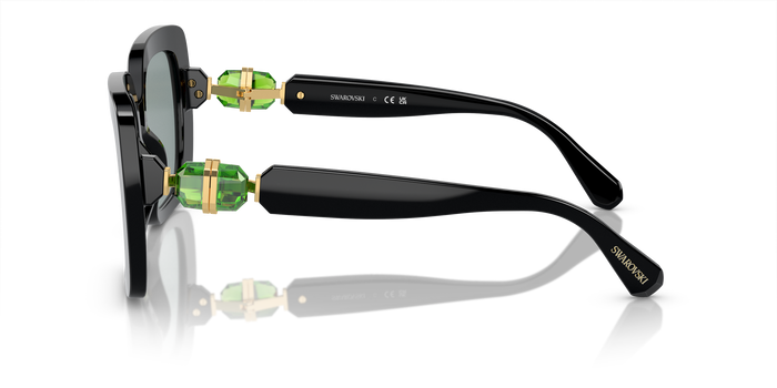 Gafas de Sol Swarovski SK6001 1001/1 55 19 — vista 3