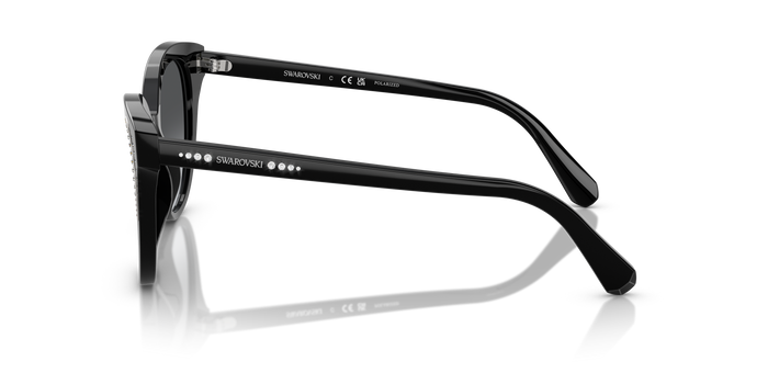 Sunglasses Swarovski SK6031 1001T3 53 19 — vista 3