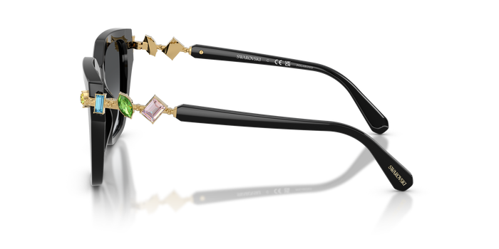 Gafas de Sol Swarovski SK6041 1001T3 53 19 — vista 3