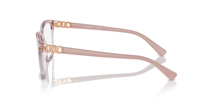 Vogue Eyewear VO5574B 2942 渐进多焦点光学镜架 | 醋酸纤维 玫瑰色 — 图片 3