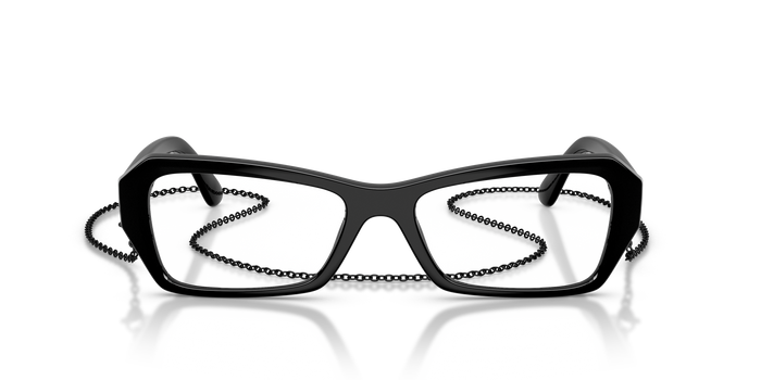 Vogue Eyewear VO5656U W44 渐进多焦点光学镜架 黑色醋酸纤维 — 图片 2