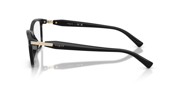 Vogue Eyewear VO5680B W44 光学镜架 黑色醋酸纤维 — 图片 3