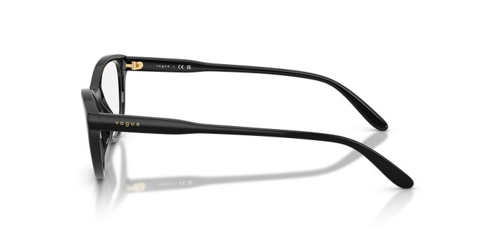 Vogue Eyewear VO5703U W44 近视眼镜光学镜架 黑色醋酸纤维 — 图片 3