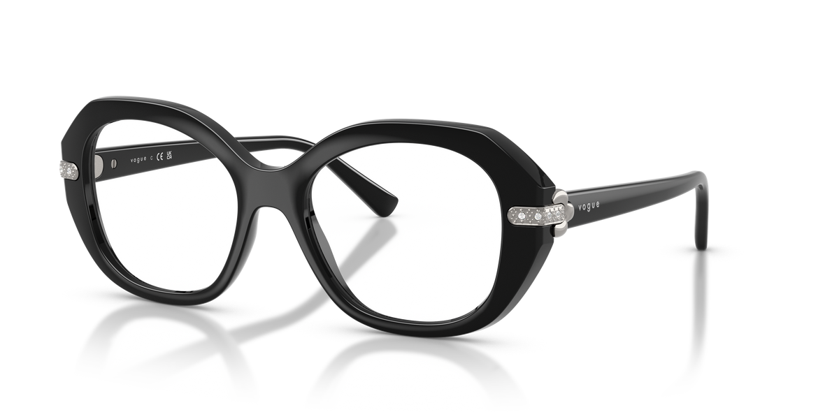 Vogue Eyewear VO5705B W44 光学镜架 醋酸纤维 黑色 50-18 52-18