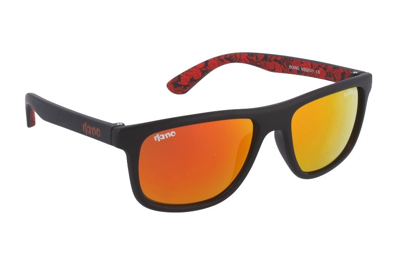 Gafas de Sol Nanovista NS Boing Negro-Rojo 49 17