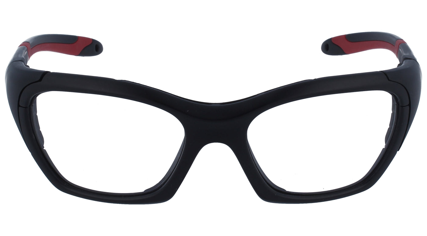 Gafas Graduadas Ver Sport Hercules Evo Vx Negro Mate/Rojo 55 18