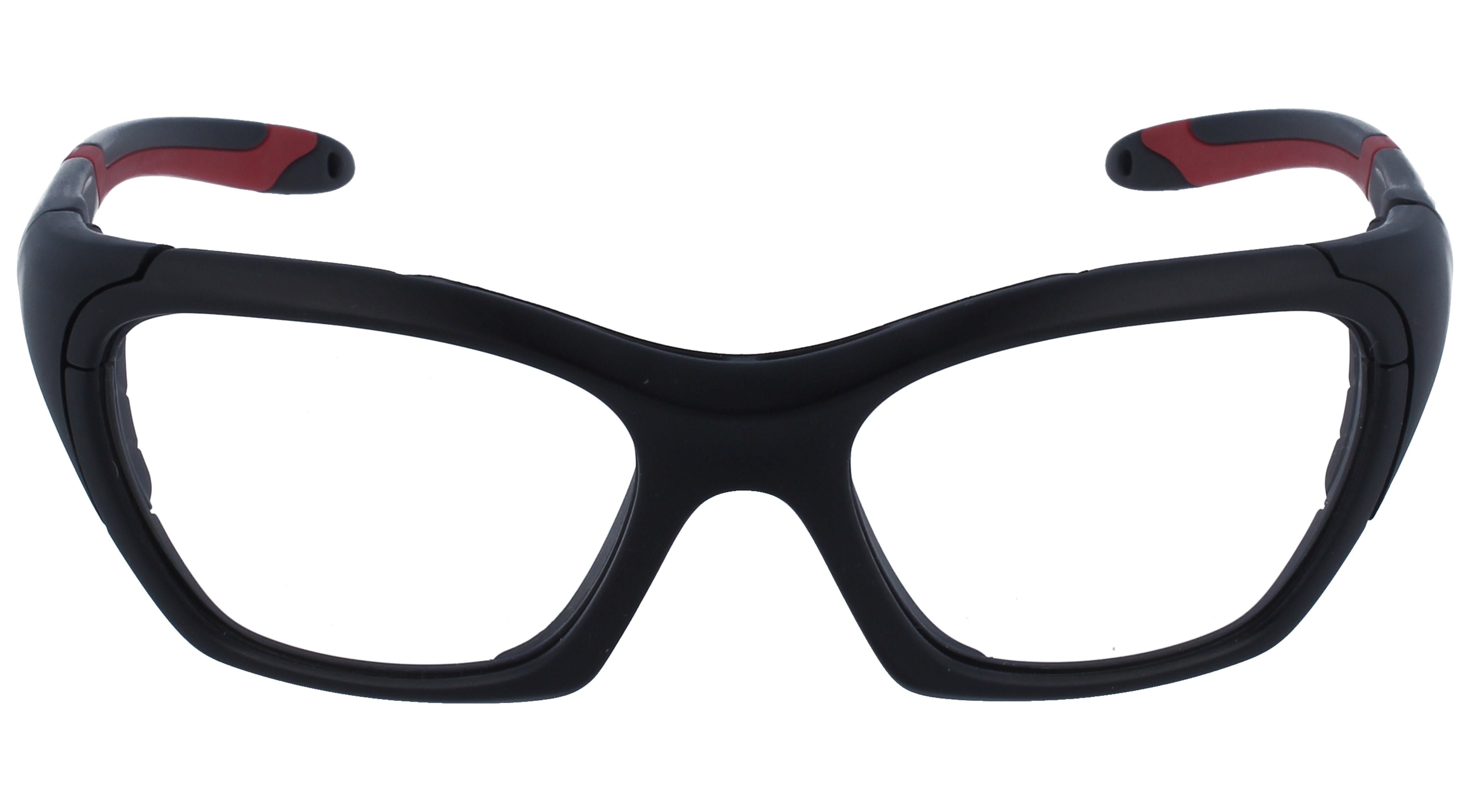 Gafas Graduadas Ver Sport Hercules Evo Vx Negro Mate/Rojo 55 18