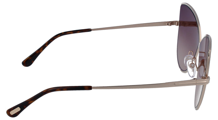 Tom Ford Elise 02 FT569 28G 65 05 Sunglasses — vista 3