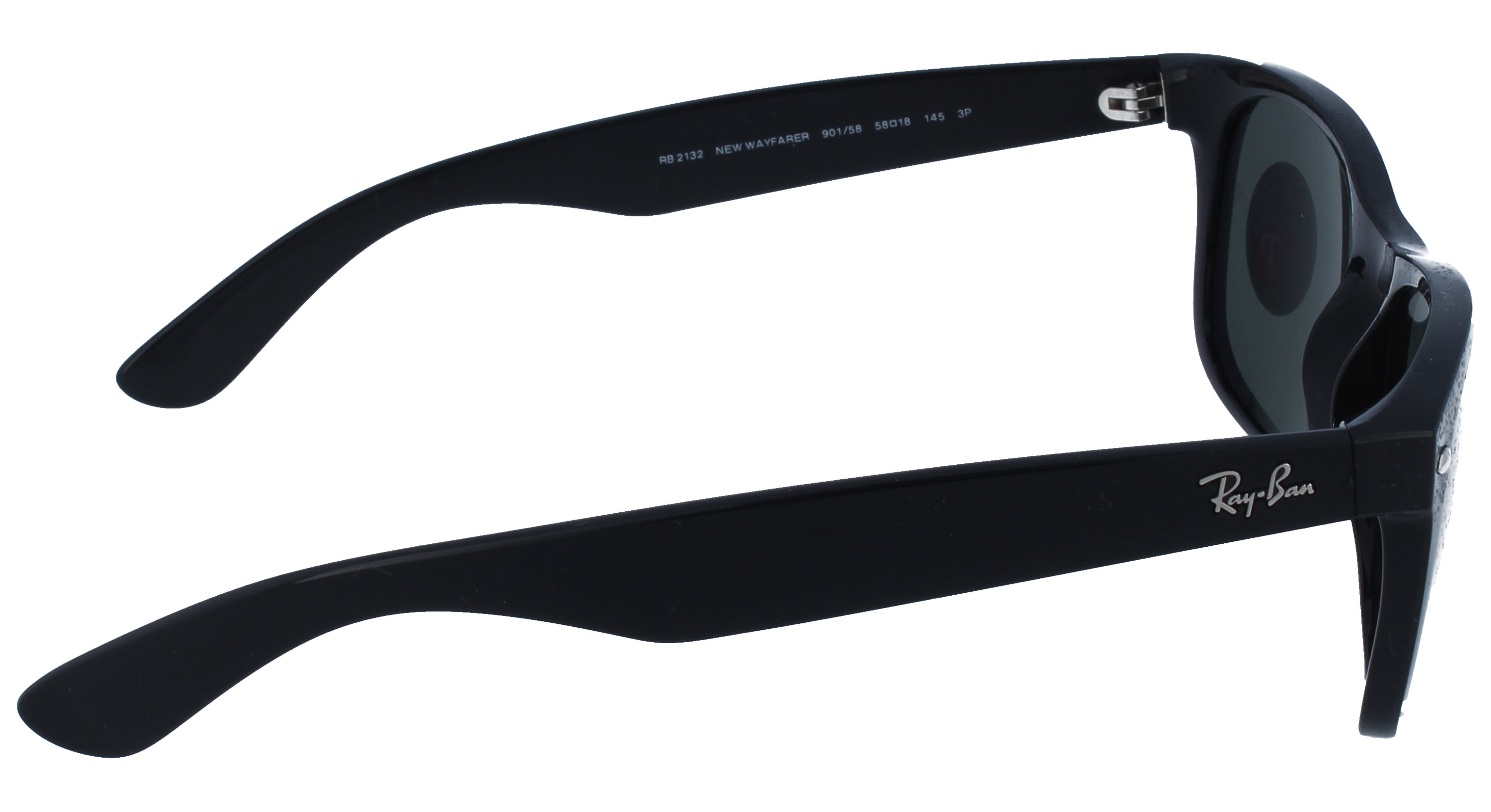 Sunglasses Ray-Ban New Wayfarer RB2132 901/58 58 18 - OpticalH