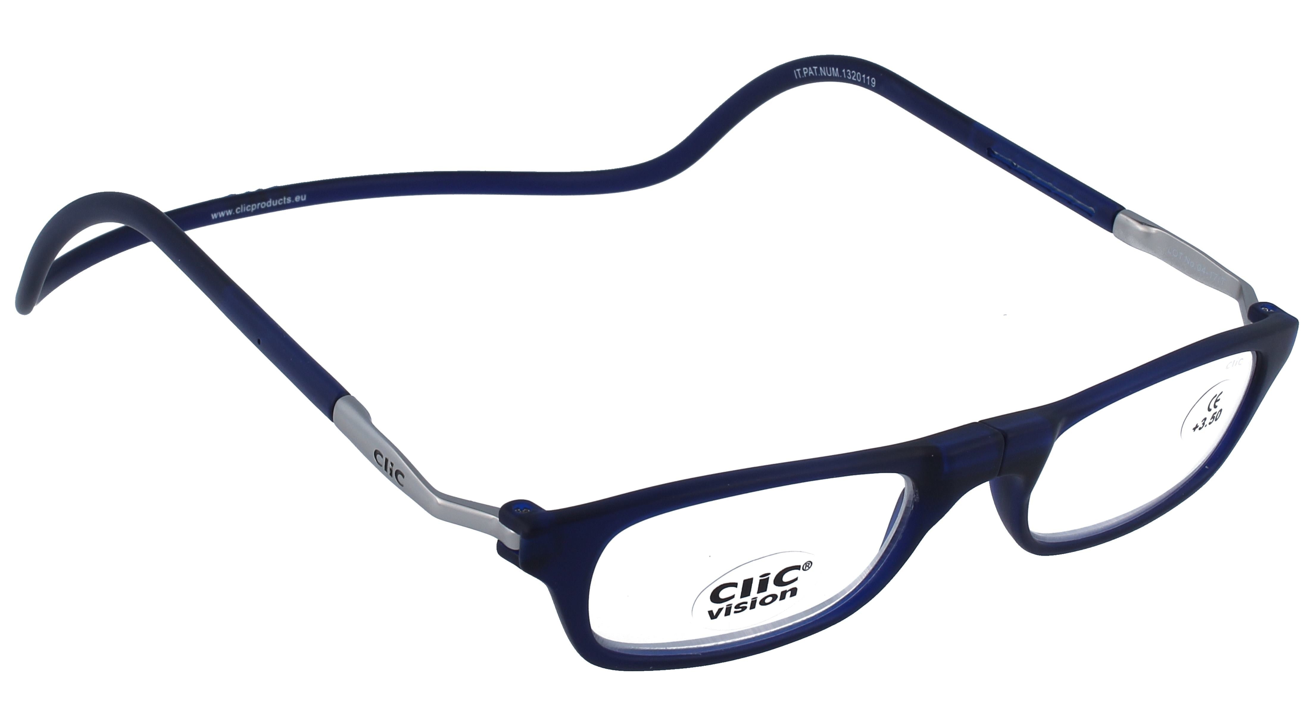 Gafas Graduadas Clic Visión Azul Oscuro