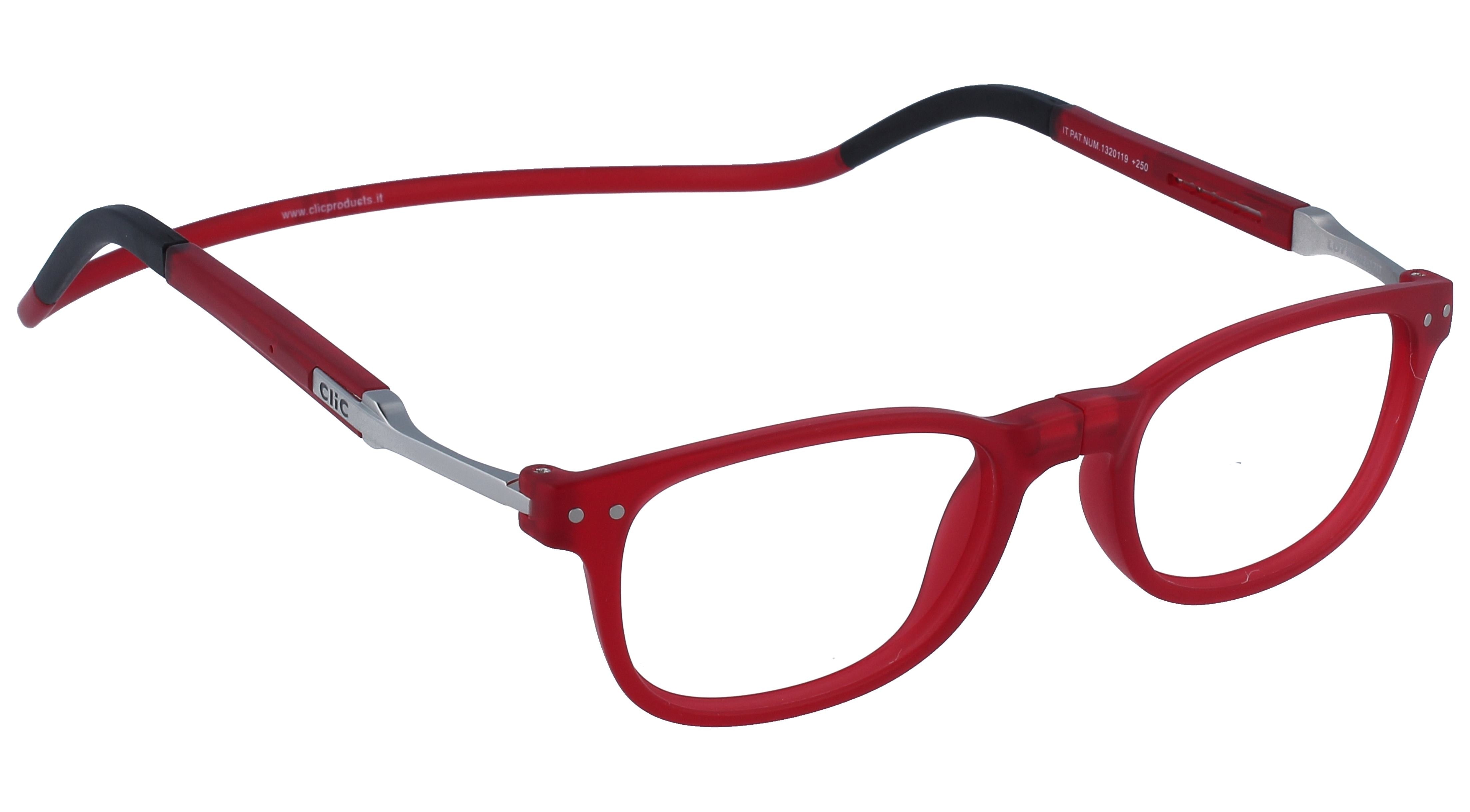 Gafas Graduadas Clic Flex Wallstreet Rojo