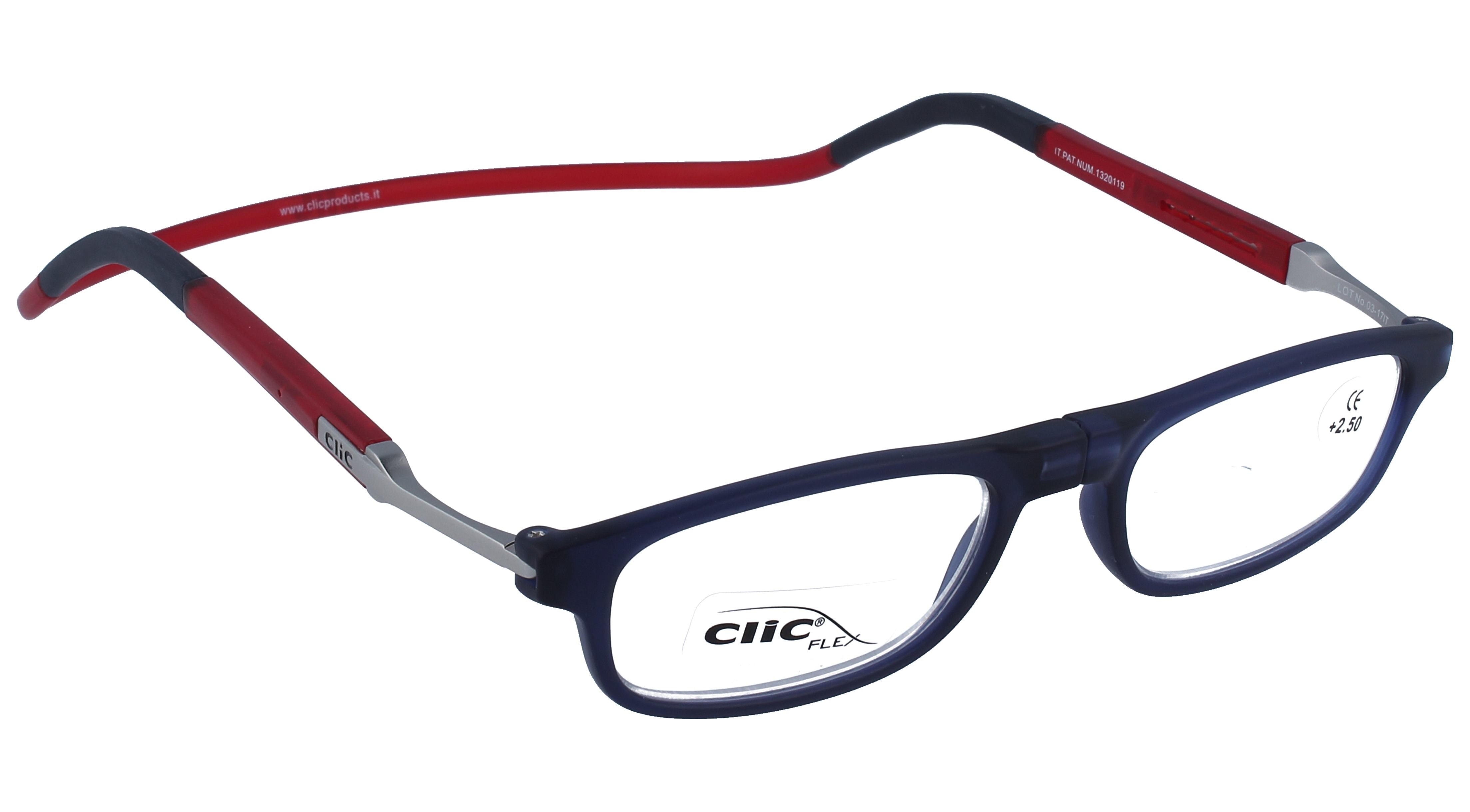Gafas Graduadas Clic Flex Azul Rojo