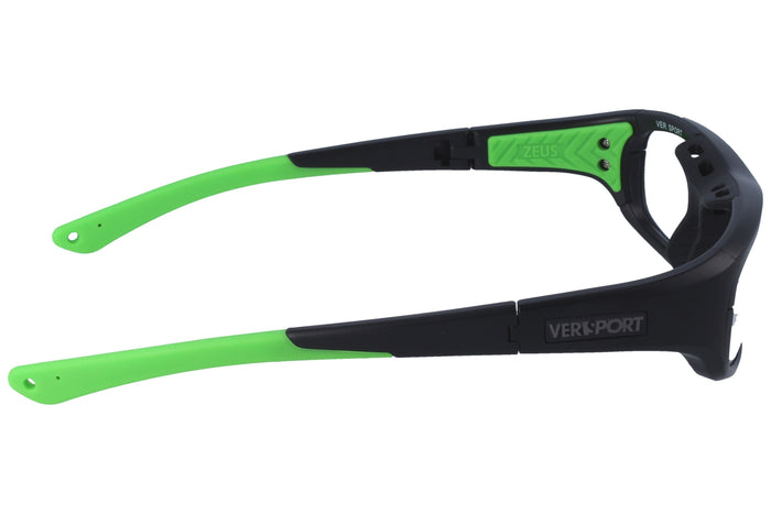 Prescription Glasses Ver Sport Zeus Dts Vx Matte Black/Green 49 17 — vista 3