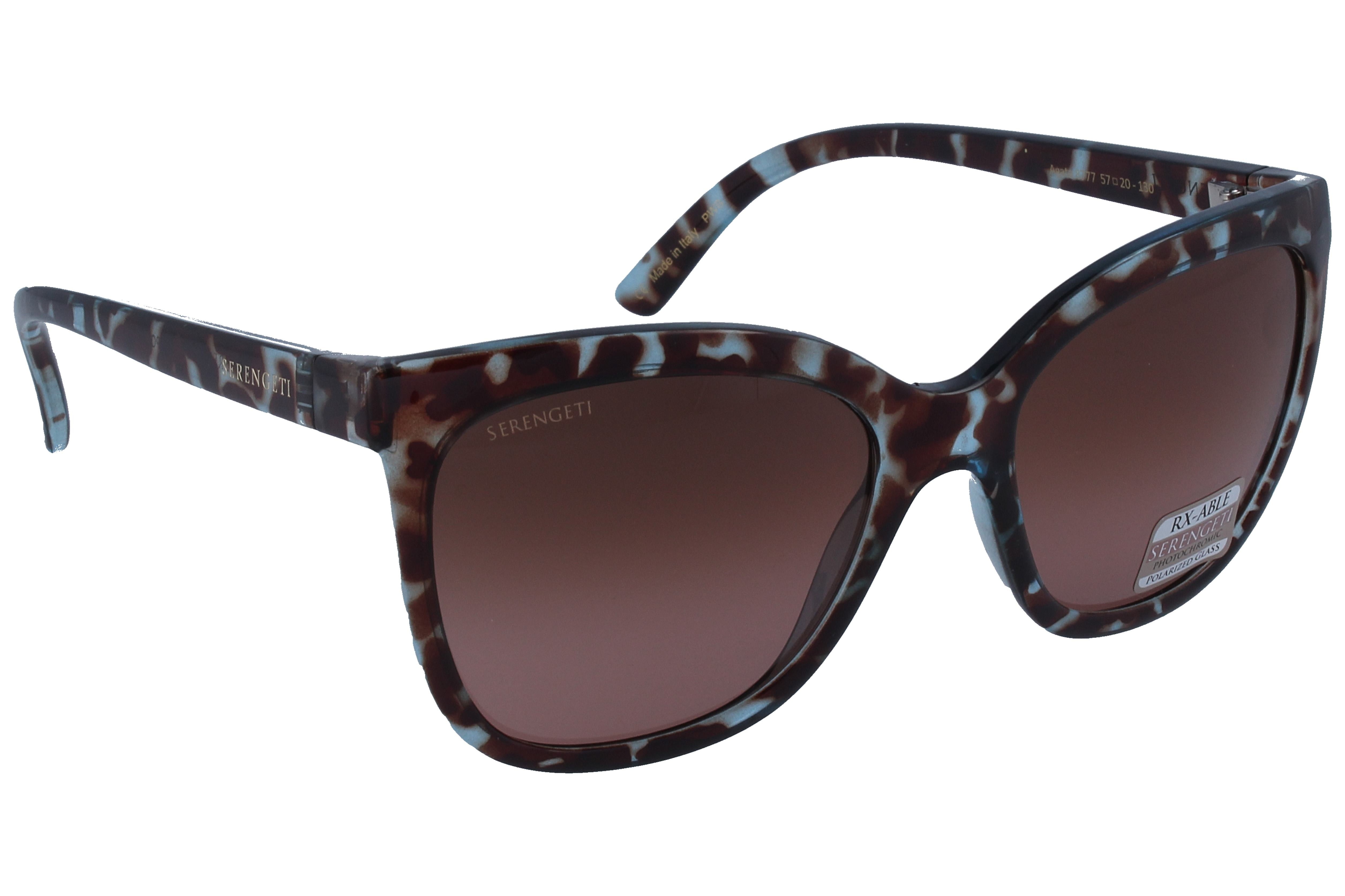 Gafas de Sol Serengeti Agata 8777 Shiny Blue Tortoise 57 20