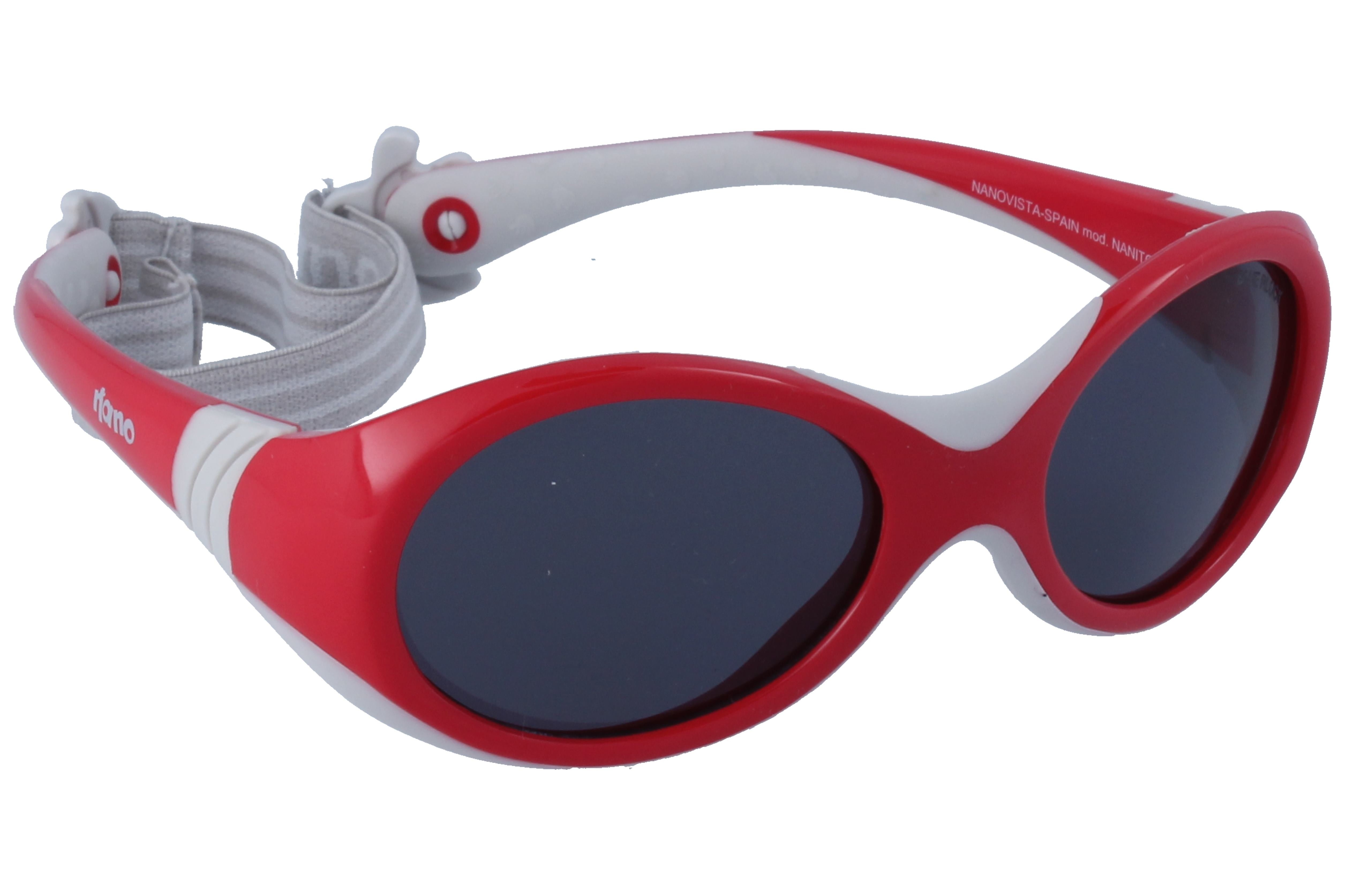 Gafas de Sol Nanovista NS Nanito S Rojo-Gris 42 17