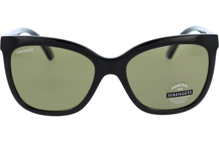 Lunettes de Soleil Serengeti Agata 8971 Shiny Black 57 20 — vista 2