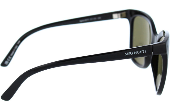 Lunettes de Soleil Serengeti Agata 8971 Shiny Black 57 20 — vista 3