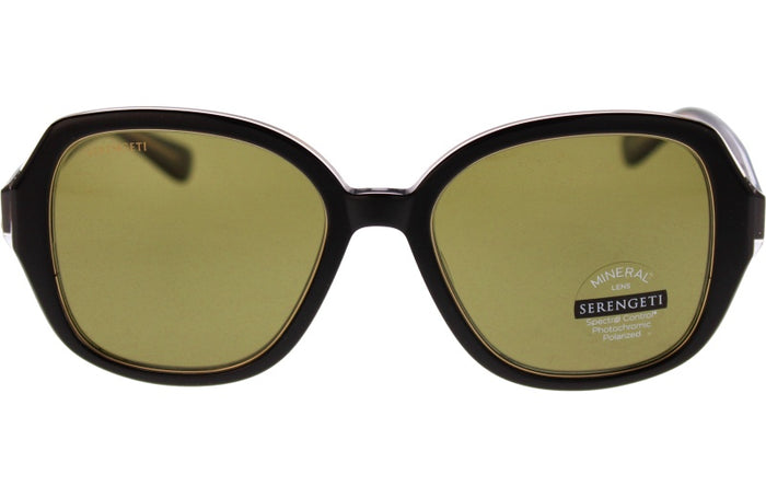 Sonnenbrillen Serengeti Hayworth 538001 Shiny Black Transparent Layer 54 18 — vista 2