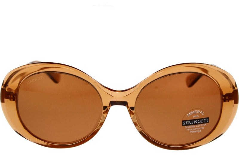 Gafas de Sol Serengeti Bacall 541004 Shiny Transparent Sand Beige 55 18