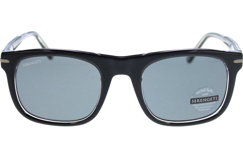 Gafas de Sol Serengeti Charlton 576003 Shiny Black With Transparent Layer 52 23
