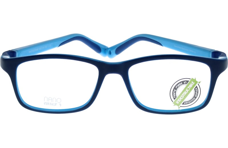 Gafas Graduadas Nanovista Crew 3.0 NAO3020848 Bicolor Marino Mate Azul 48 15