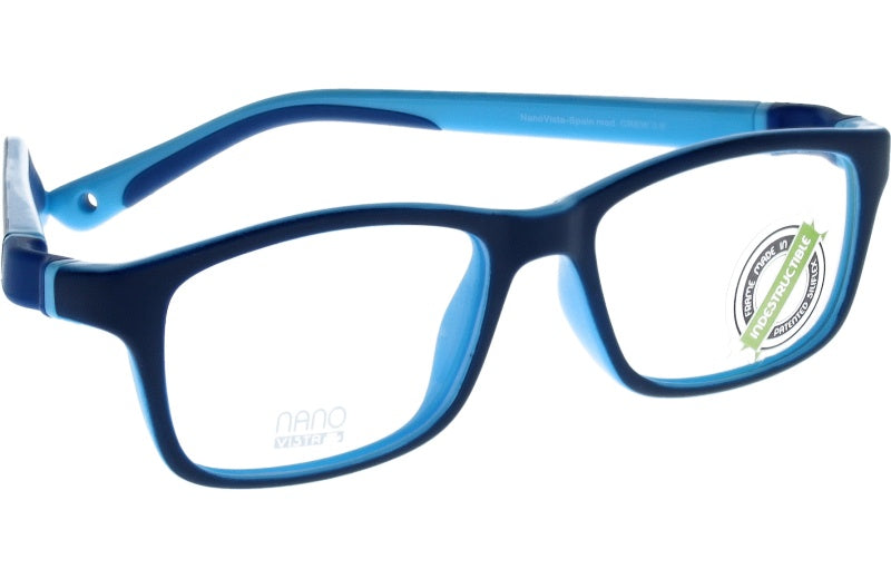 Gafas Graduadas Nanovista Crew 3.0 NAO3020848 Bicolor Marino Mate Azul 48 15