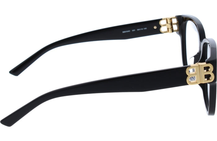 Prescription Glasses Balenciaga BB0104 001 56 14 — vista 3
