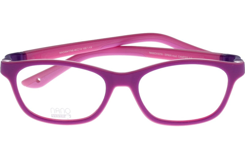 Gafas Graduadas Nanovista NAO Camper Bicolor 3.0 Morado Mate-Rosa 46 14