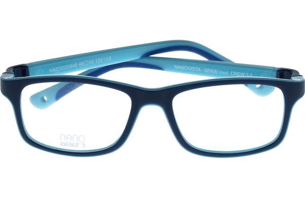Gafas Graduadas Nanovista Crew 3.0 NAO3020846 Bicolor Marino Mate Azul 46 14