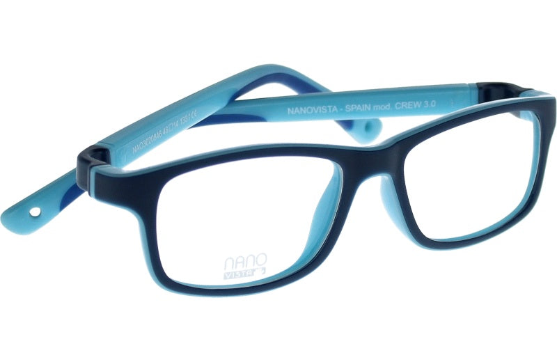 Gafas Graduadas Nanovista Crew 3.0 NAO3020846 Bicolor Marino Mate Azul 46 14