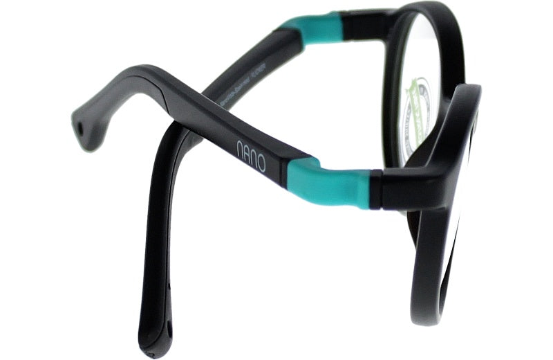 Gafas Graduadas Nanovista Flicker 3.0 NAO3180444 Negro Mate Turquesa 44 14