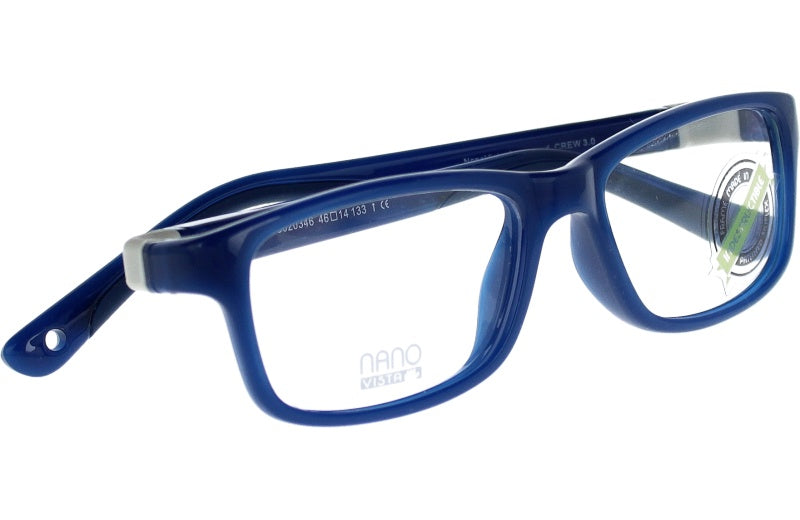 Gafas Graduadas Nanovista Crew 3.0 NAO3020346 Marino Cristal Blanco 46 14