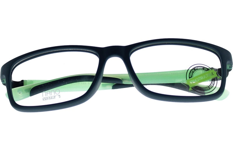 Gafas Graduadas Nanovista Fangame Glow 3.0 NAO3031152 Marino Mate Verde 52 15