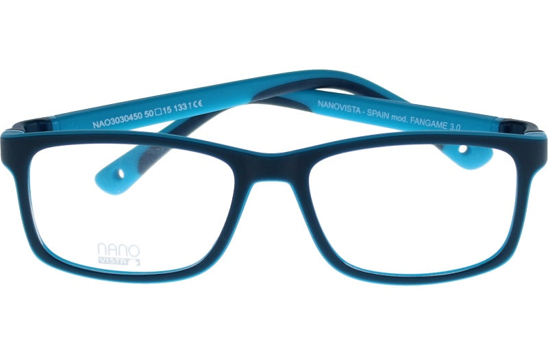 Gafas Graduadas Nanovista Fangame 3.0 NAO3030450 Bicolor Marino Mate Cian 50 15