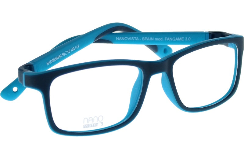Gafas Graduadas Nanovista Fangame 3.0 NAO3030450 Bicolor Marino Mate Cian 50 15