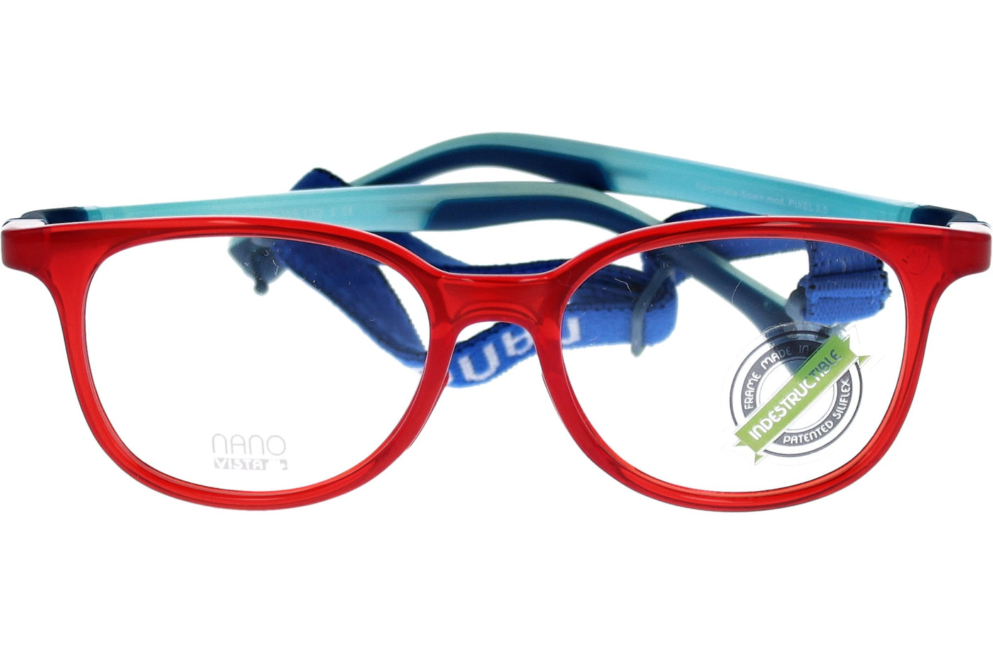 Gafas Graduadas Nanovista Pixel Glow 3.0 NAO3070948 Rojo Cristal Azul 48 15
