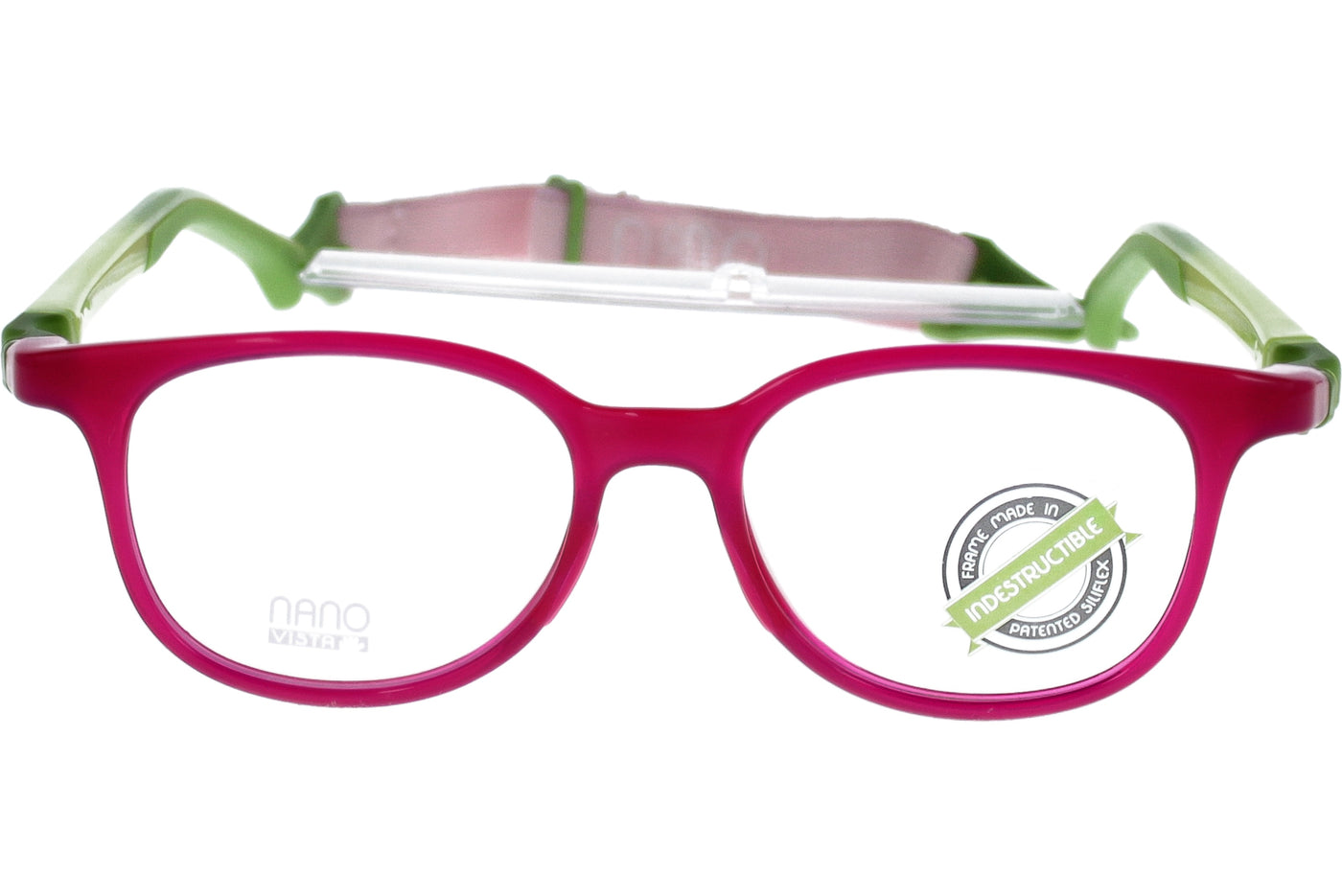 Gafas Graduadas Nanovista Pixel 3.0 NAO3070146 Frambuesa Cristal Verde 46 14