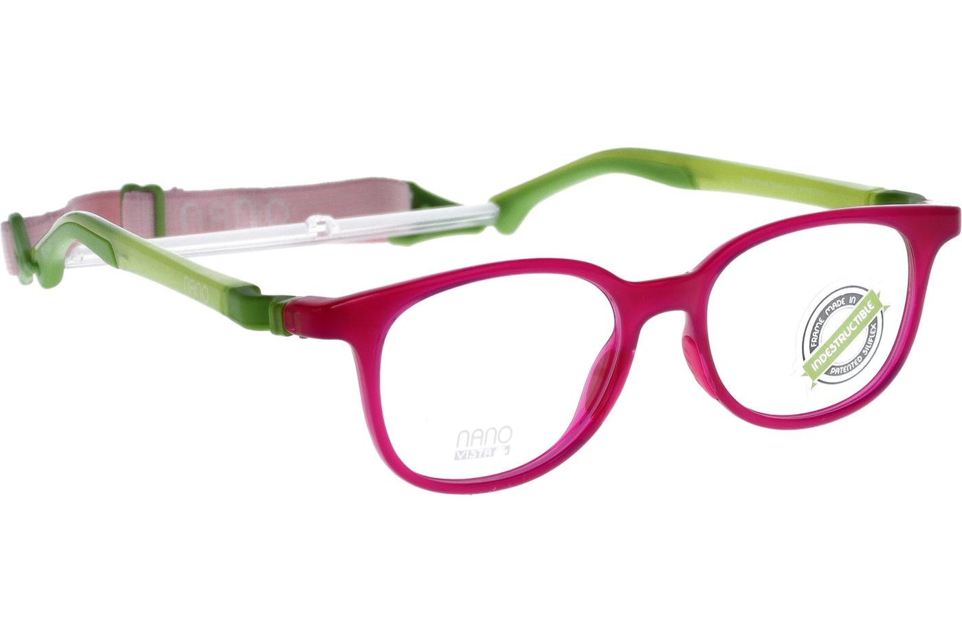 Gafas Graduadas Nanovista Pixel 3.0 NAO3070146 Frambuesa Cristal Verde 46 14