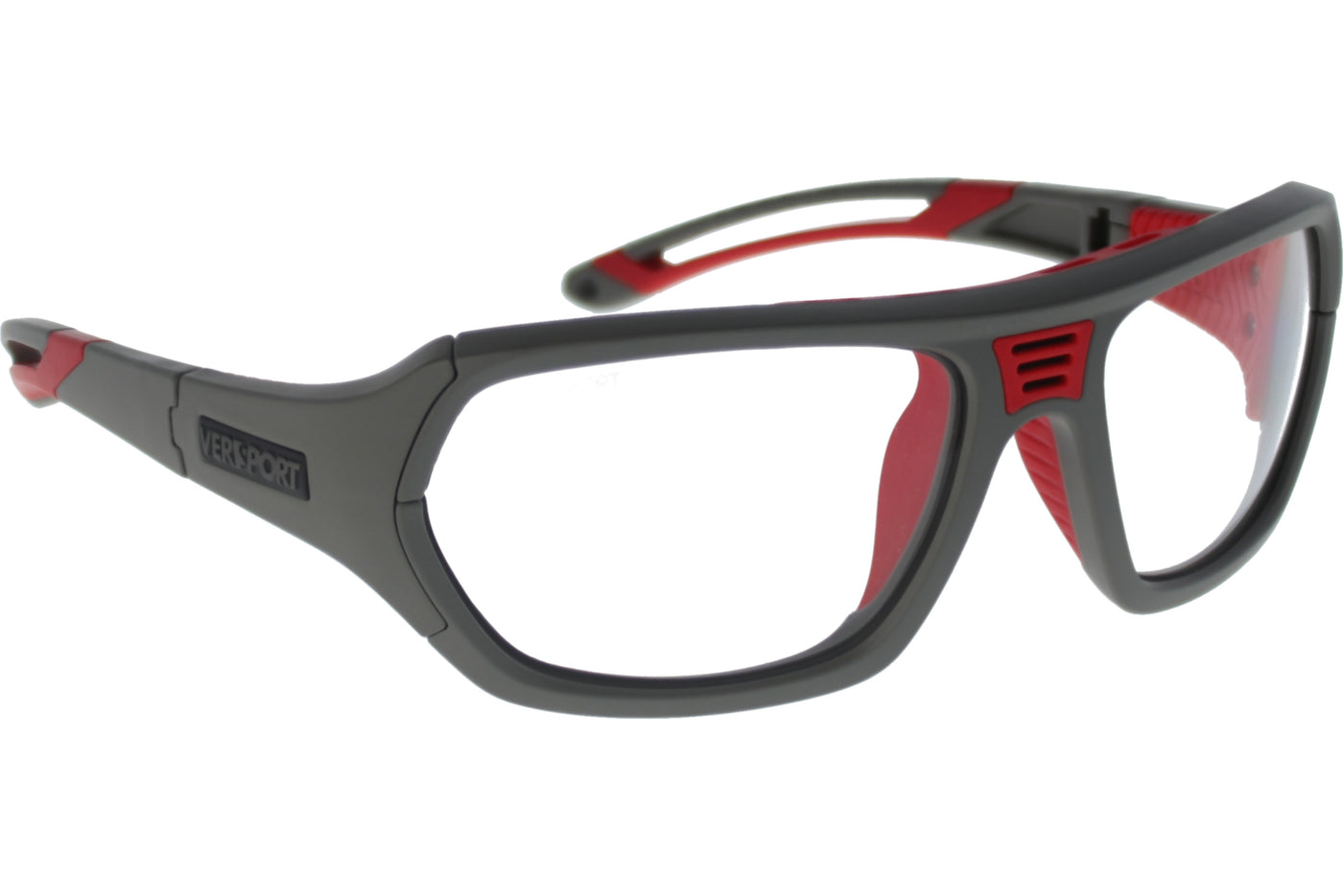 Gafas Graduadas Ver Sport Troy Vx Gris Mate/Rojo 61 18
