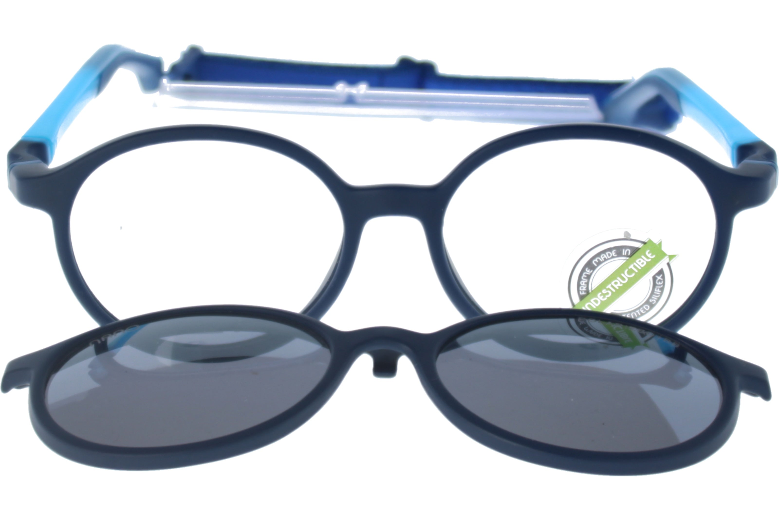 Gafas Graduadas Nanovista Flicker Clic 3.0 NAO3180148SC Marino Mate Azul Claro 48 15