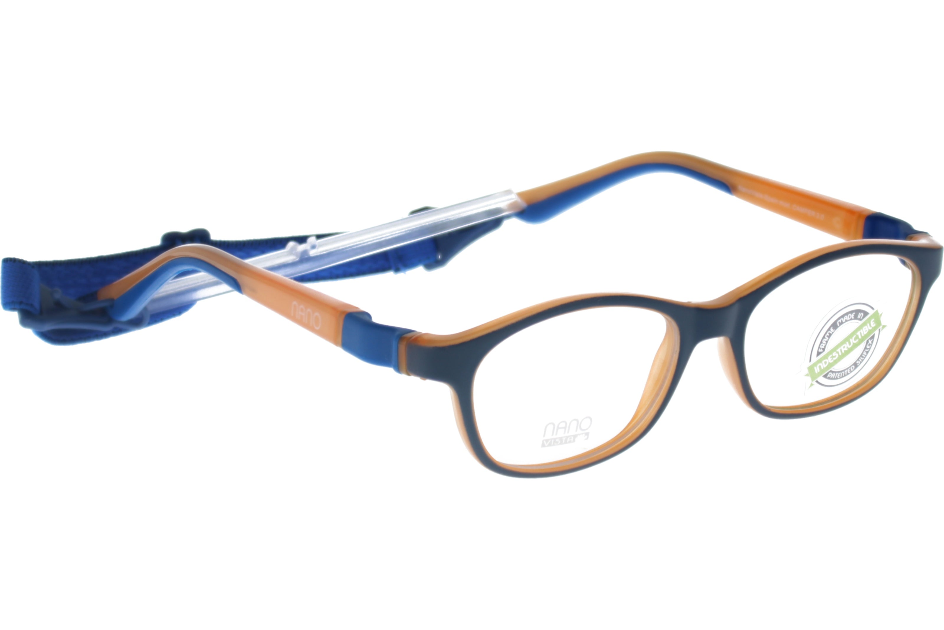 Gafas Graduadas Nanovista Camper Glow 3.0 NAO3041044 Bicolor Marino Mate Naranja 44 13