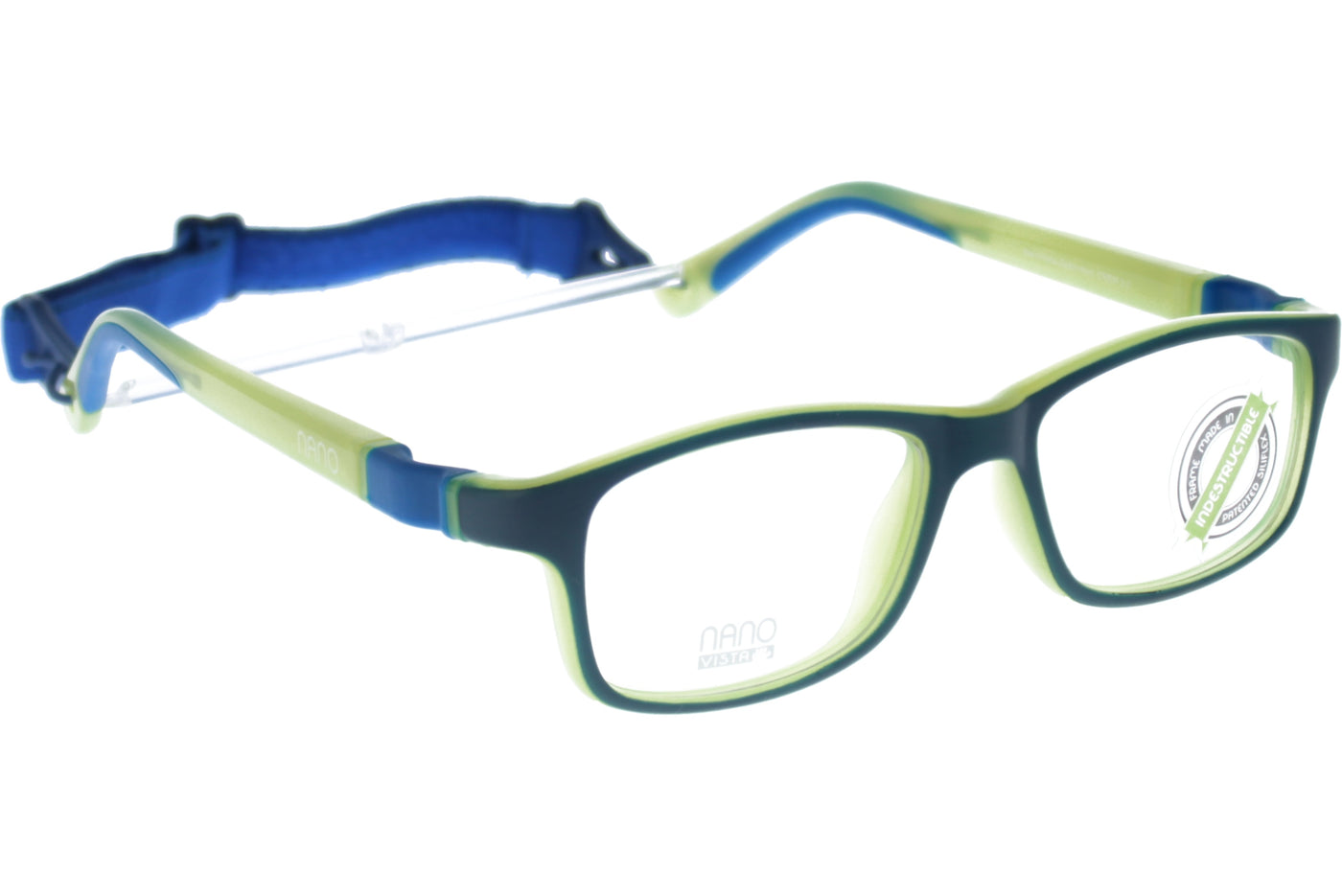 Gafas Graduadas Nanovista Crew Glow 3.0 NAO3021346 Bicolor Marino Mate Amarillo 46 14