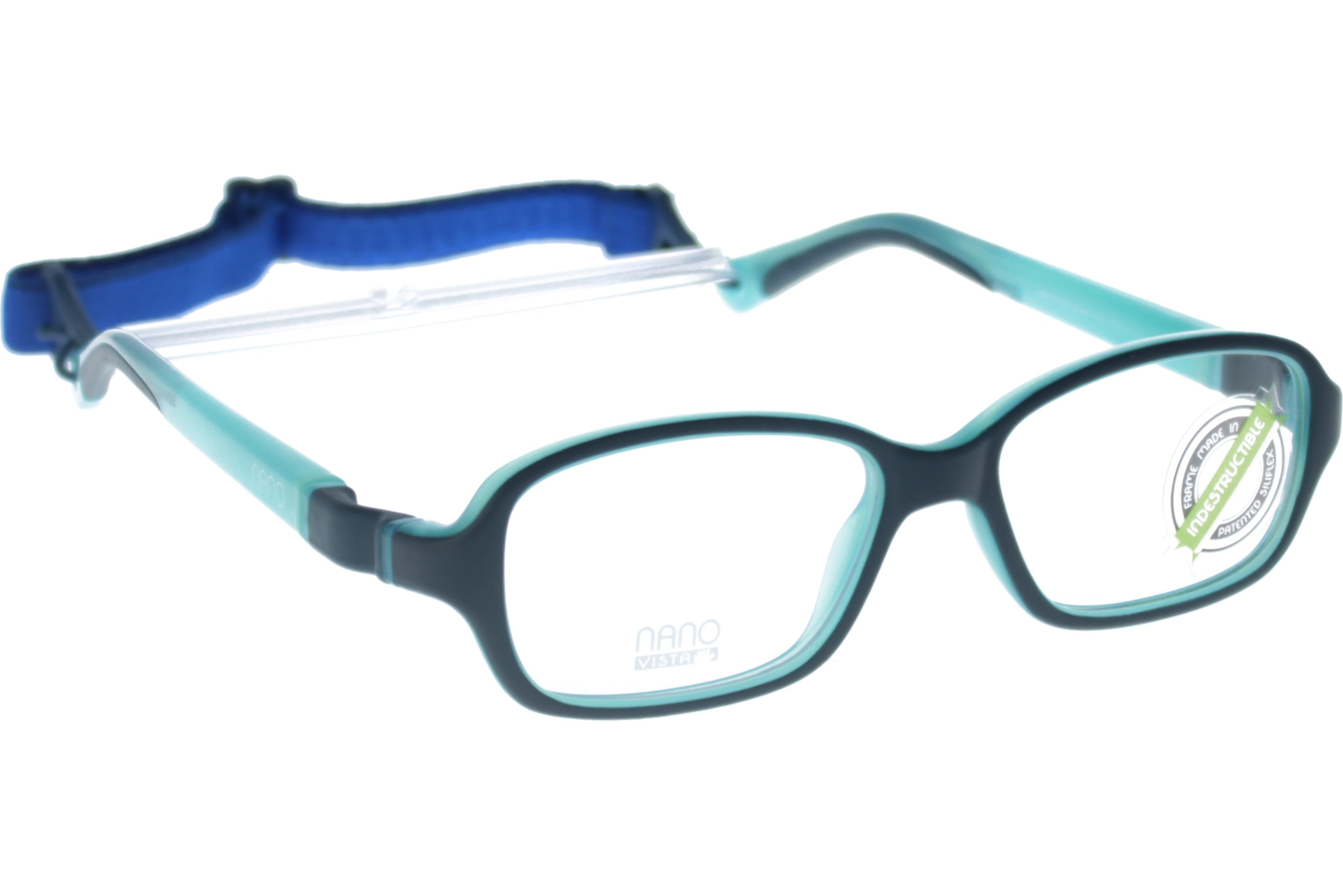 Gafas Graduadas Nanovista Replay Glow 3.0 NAO3001146 Bicolor Marino Mate Azul 46 14